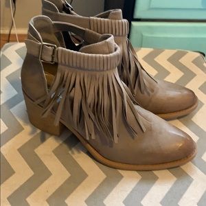 Maurice’s Fringe Booties
